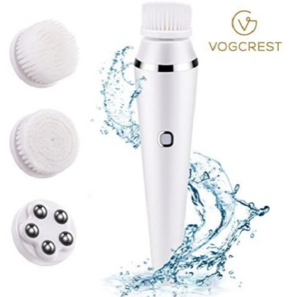 NIB Vogcrest Facial Cleansing Scrub Brush Spa Kit - Picture 3 of 11